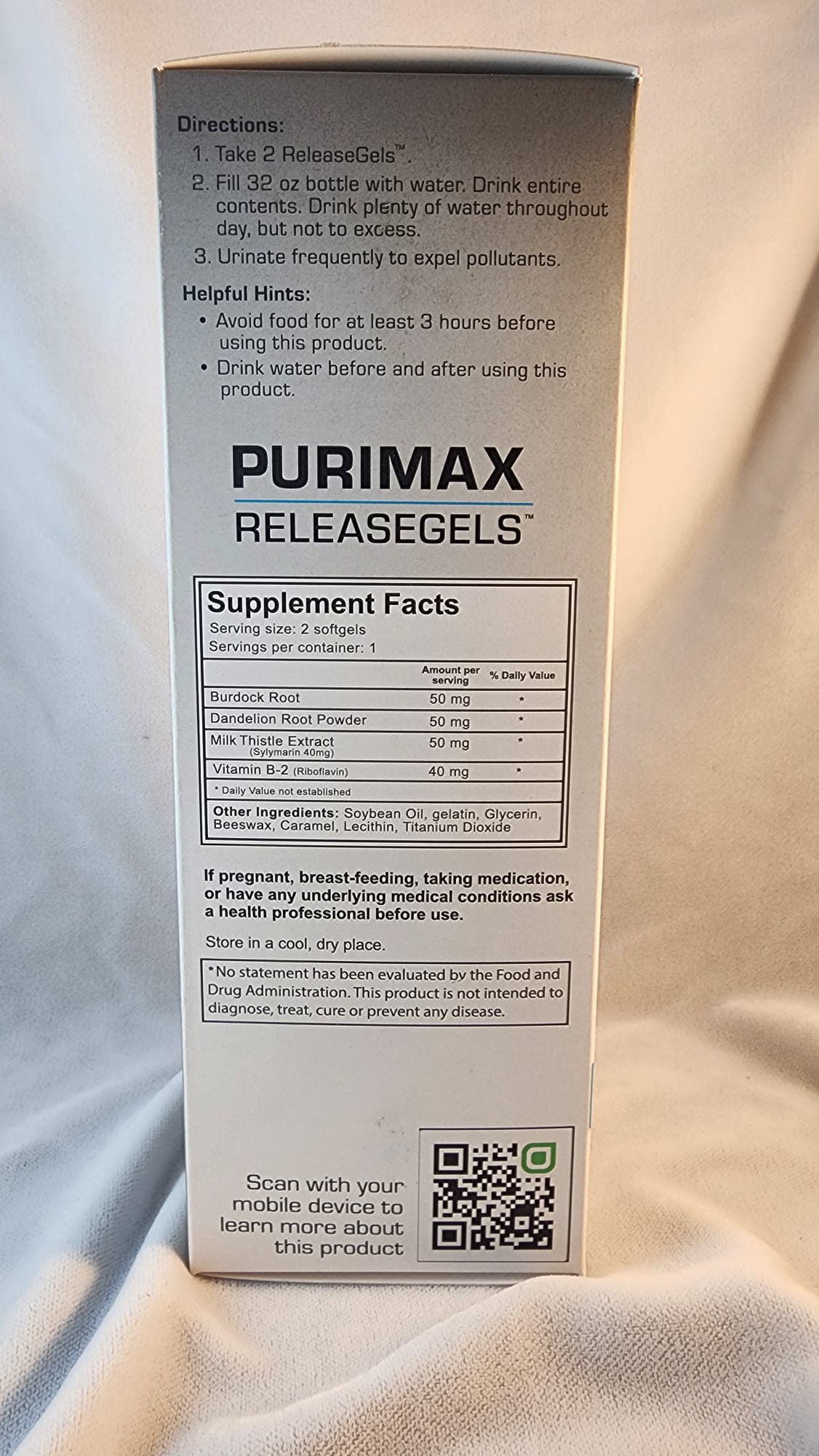 Purimax Gel Release