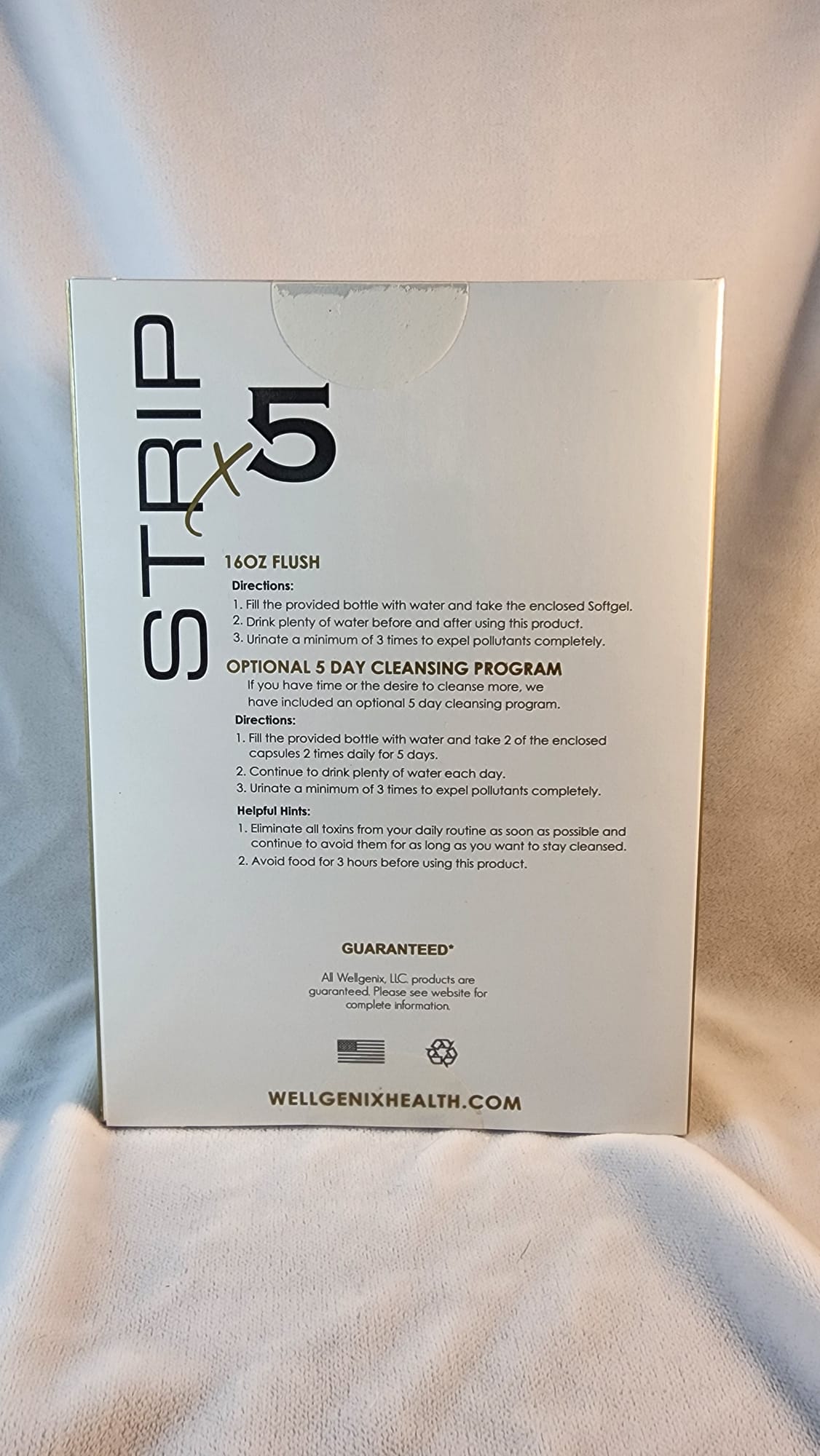 Strip x5 Day Cleanse with 16oz Cleanse Capsule